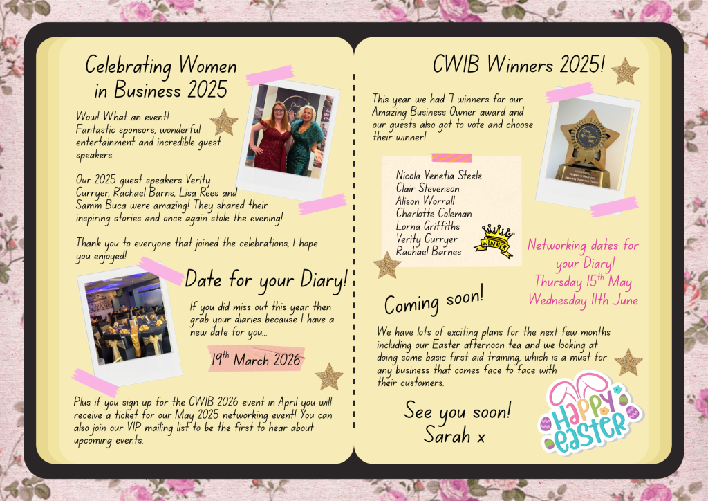 April 2025 newsletter part 1